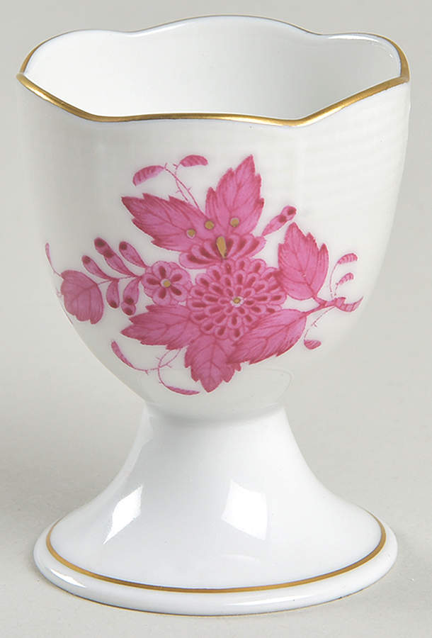 Chinese Bouquet Raspberry (AP) Single Egg Cup by Herend-1