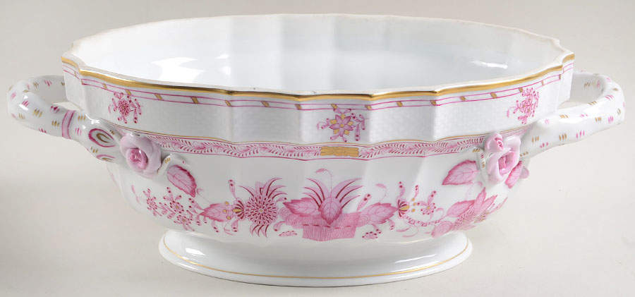 Chinese Bouquet Raspberry (AP) Tureen No Lid by Herend-1