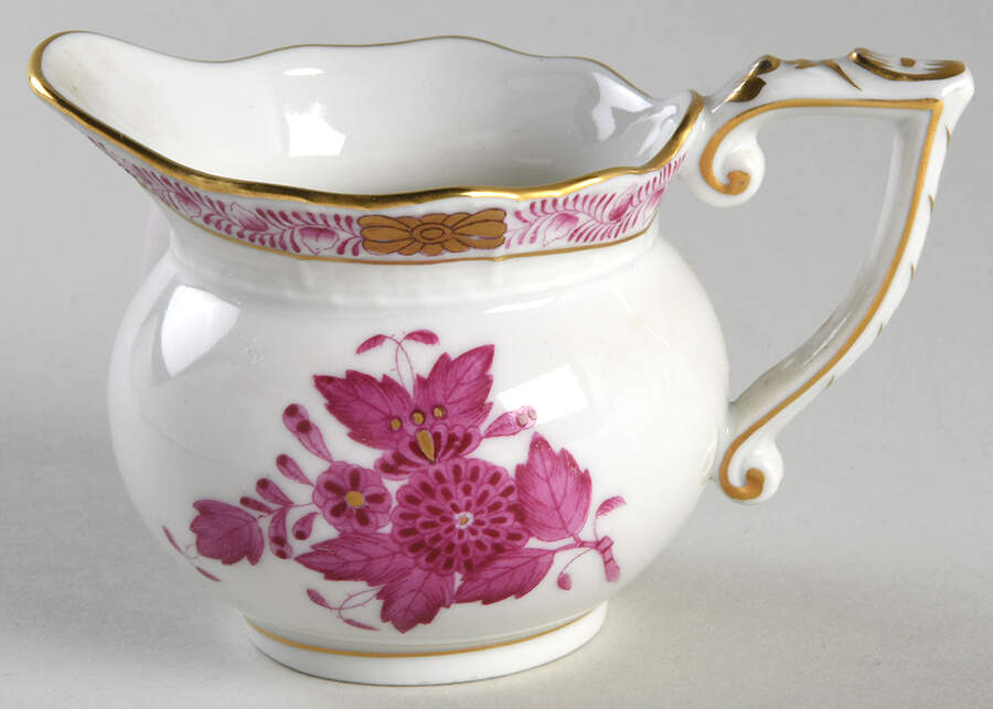 Chinese Bouquet Raspberry (AP) Mini Creamer by Herend-1