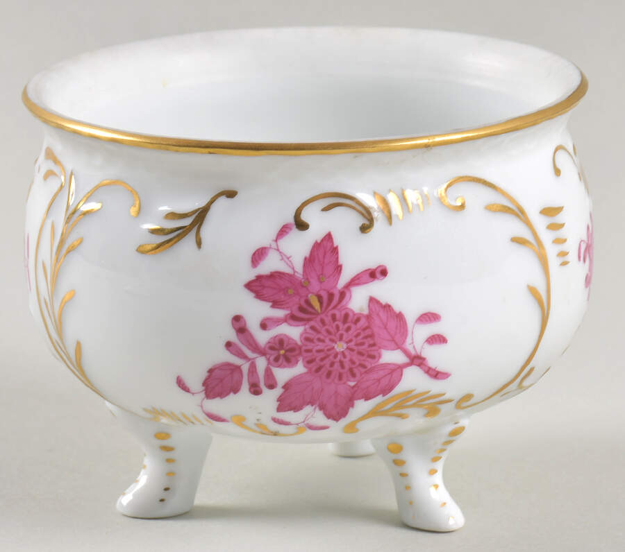 Chinese Bouquet Raspberry (AP) 3" Small Household Box No Lid by Herend-1