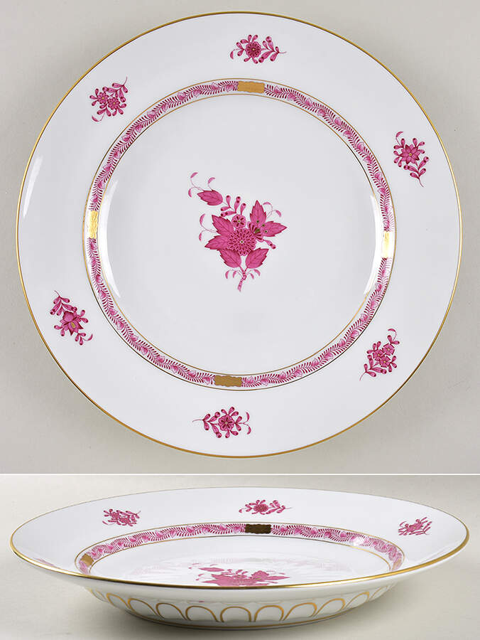 Chinese Bouquet Raspberry (AP) Underplate for Tureen by Herend-1