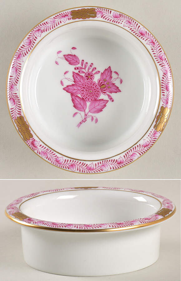 Chinese Bouquet Raspberry (AP) Center Piece for 7 Pc Hors D'Ouevre Set by Herend-1