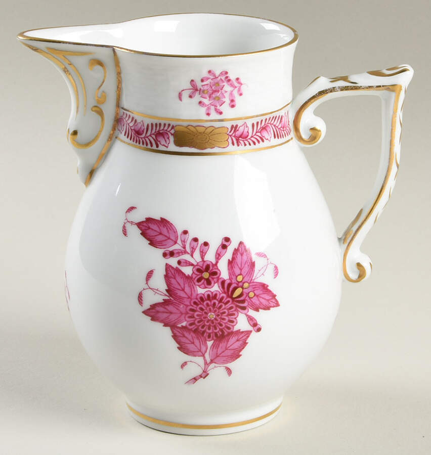 Chinese Bouquet Raspberry (AP) Creamer by Herend-1