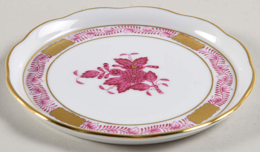 Chinese Bouquet Raspberry (AP) Coaster by Herend-1
