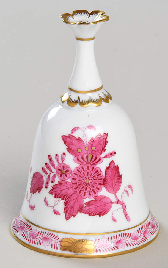 Chinese Bouquet Raspberry (AP) Bell by Herend-1