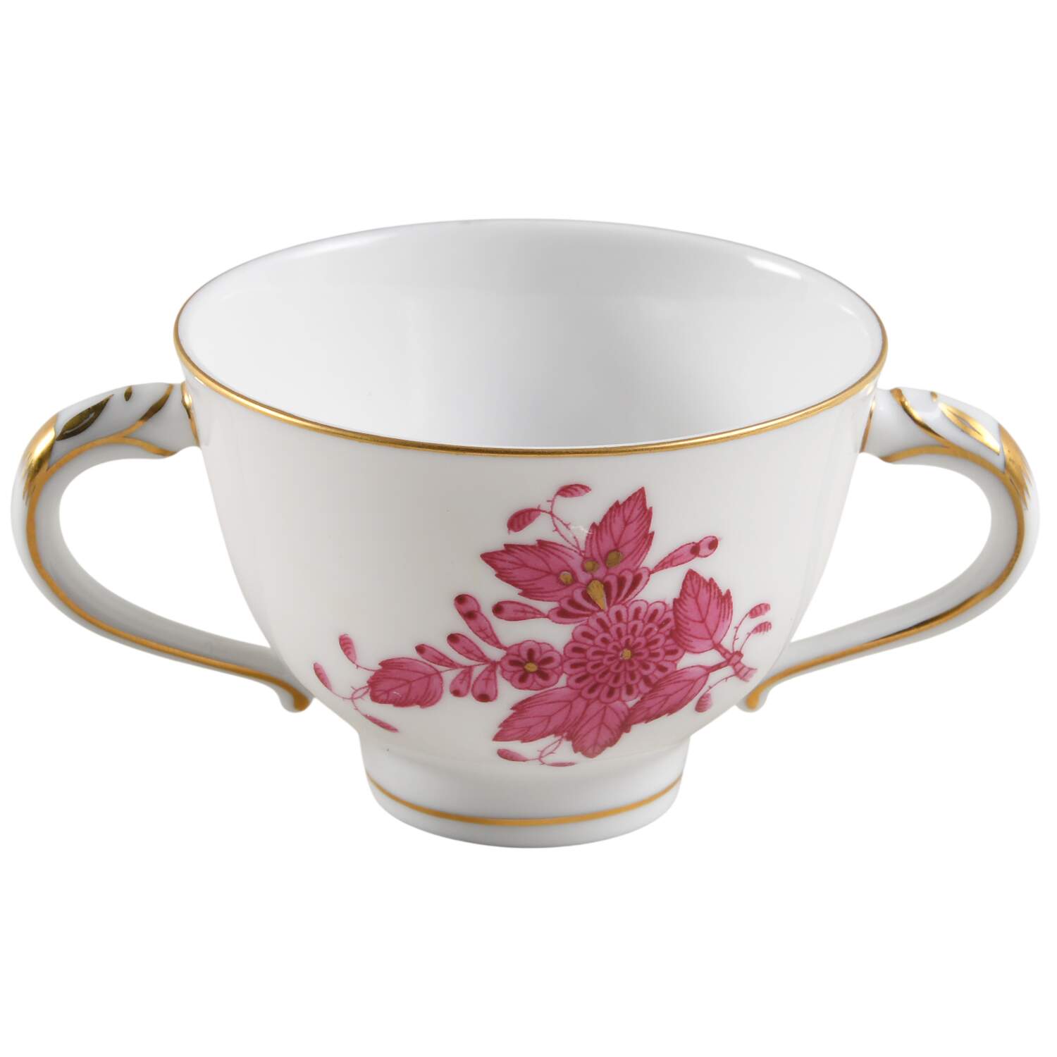 Chinese Bouquet Raspberry (AP) Mini Sugar Bowl No Lid by Herend-1