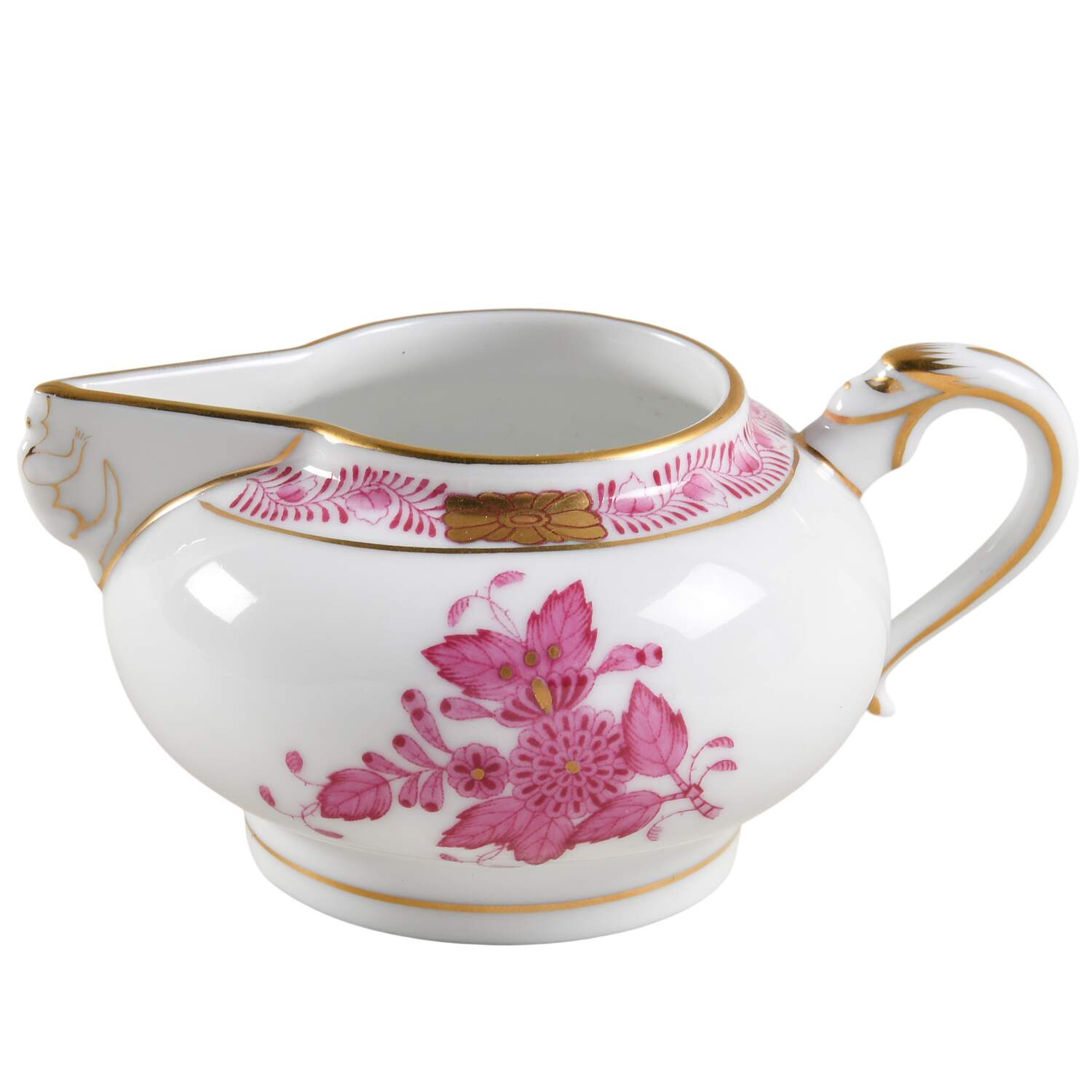 Chinese Bouquet Raspberry (AP) Mini Creamer by Herend-1