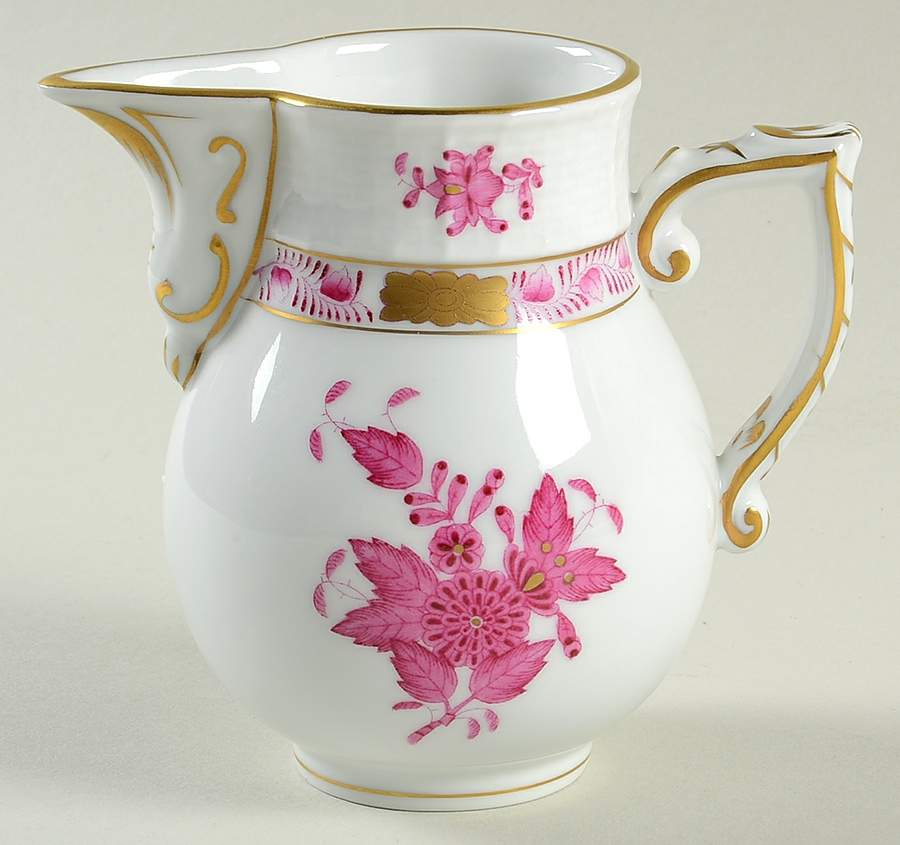 Chinese Bouquet Raspberry (AP) Mini Creamer by Herend-1