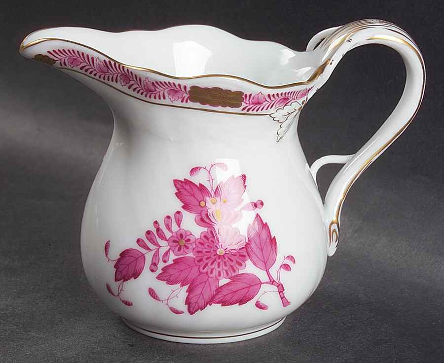 Chinese Bouquet Raspberry (AP) Creamer by Herend-1