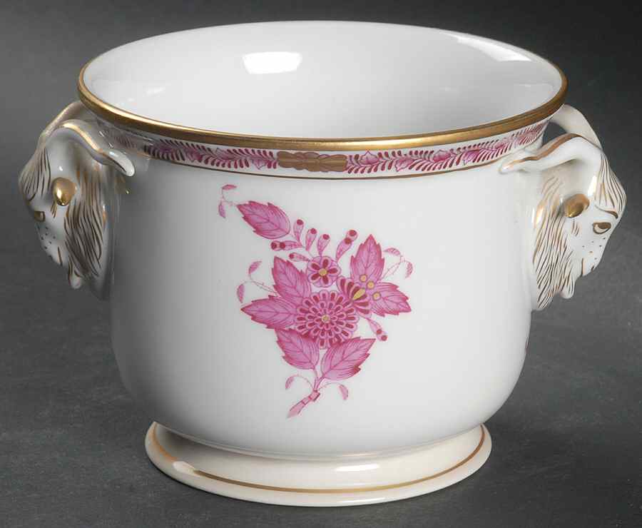 Chinese Bouquet Raspberry (AP) 3" Cachepot by Herend-1