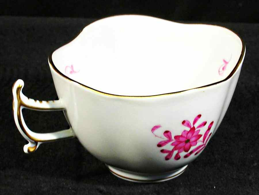 Chinese Bouquet Raspberry (AP) Footed Demitasse Cup by Herend-1