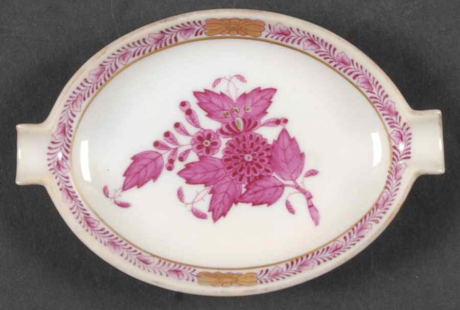 Chinese Bouquet Raspberry (AP) 4" Ashtray by Herend-1