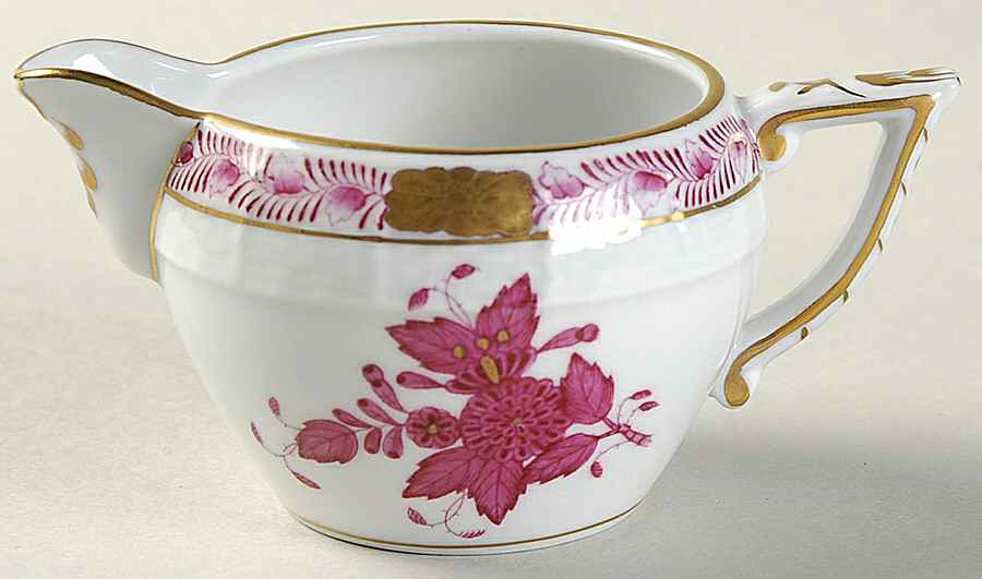 Chinese Bouquet Raspberry (AP) Mini Creamer by Herend-1