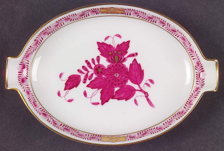 Chinese Bouquet Raspberry (AP) Small Ashtray by Herend-1