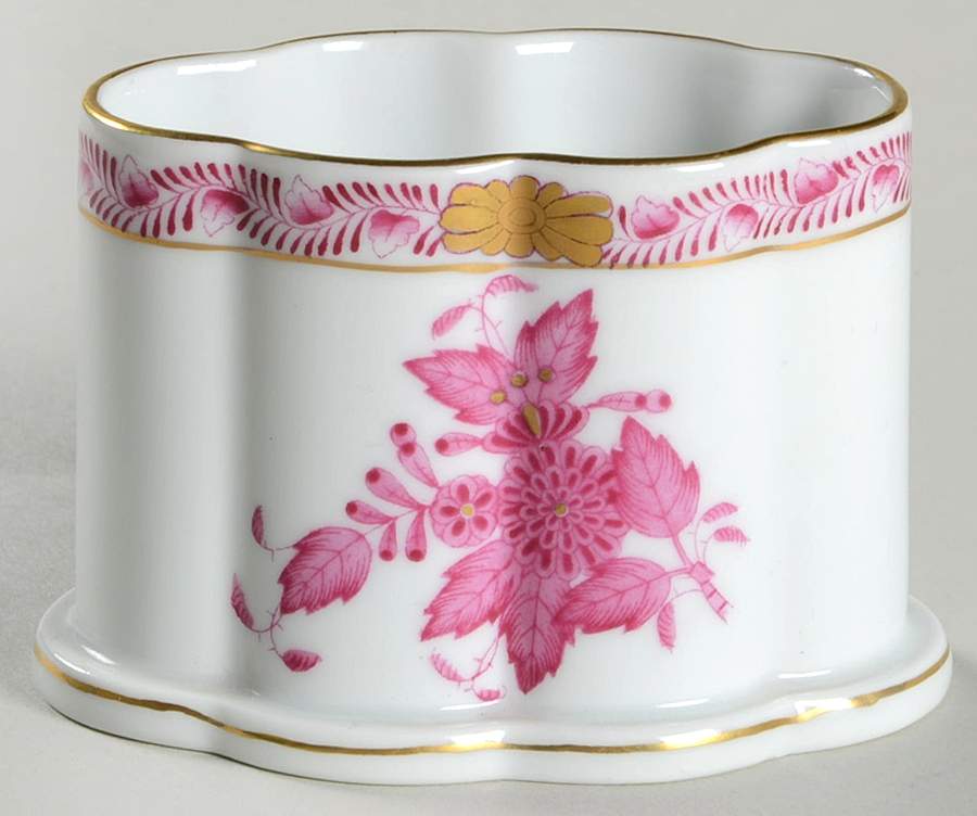 Chinese Bouquet Raspberry (AP) Cigarette Holder by Herend-1
