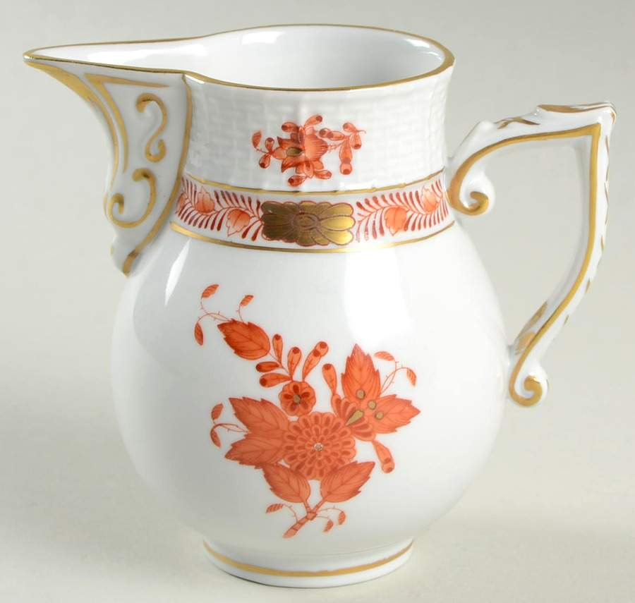 Chinese Bouquet Rust (AOG) Mini Creamer by Herend-1