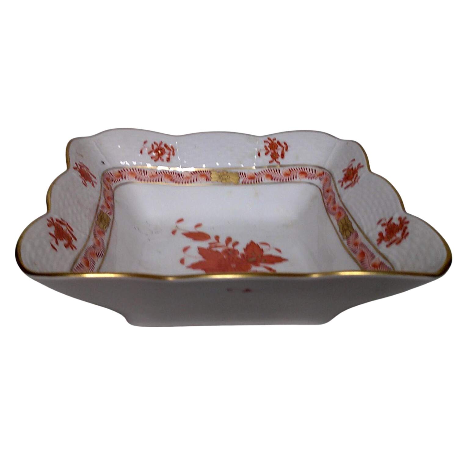 Chinese Bouquet Rust (AOG) Individual Salad Bowl by Herend-1