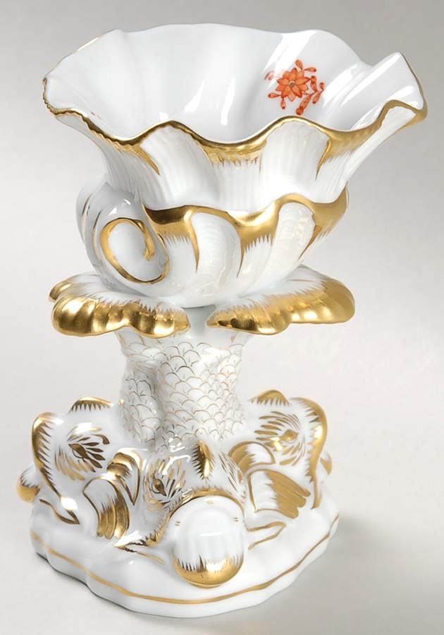 Chinese Bouquet Rust (AOG) China Goblet by Herend-1