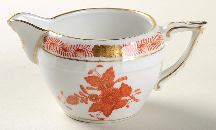 Chinese Bouquet Rust (AOG) Mini Creamer by Herend-1