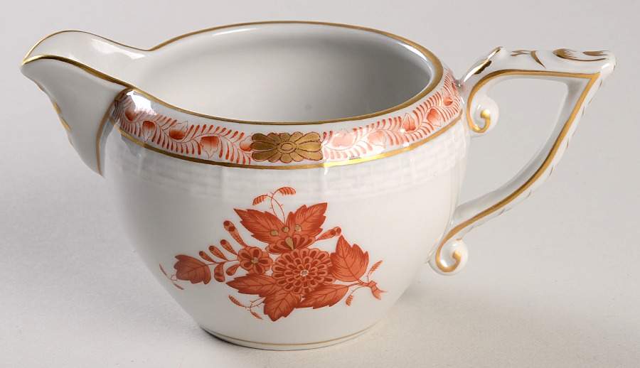 Chinese Bouquet Rust (AOG) Mini Creamer by Herend-1