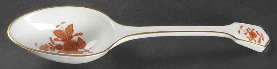 Chinese Bouquet Rust (AOG) Tablespoon (Serving Spoon) by Herend-1