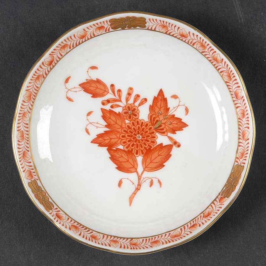Chinese Bouquet Rust (AOG) Coaster by Herend-1