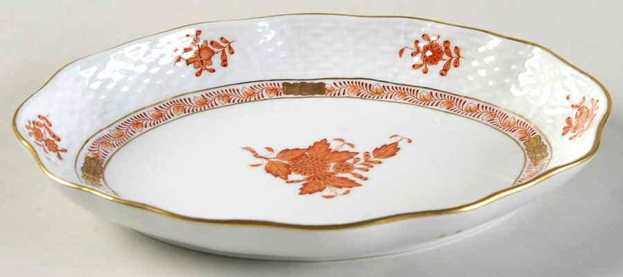 Chinese Bouquet Rust (AOG) Relish by Herend-1