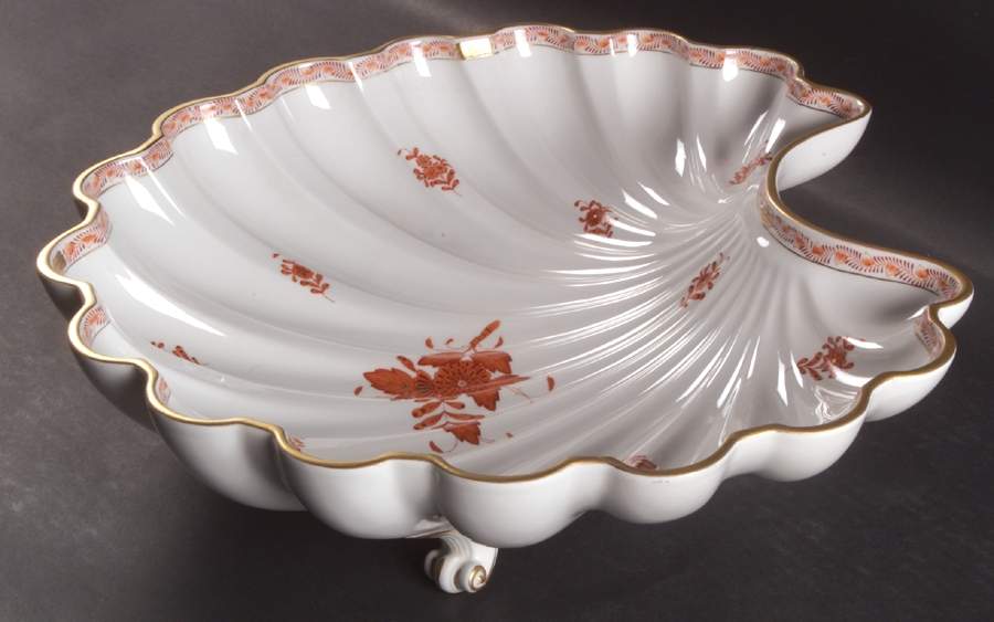 Chinese Bouquet Rust (AOG) Centerpiece by Herend-1