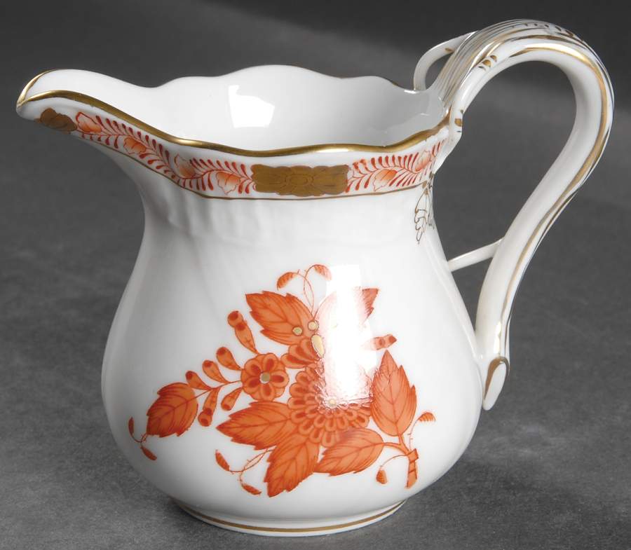 Chinese Bouquet Rust (AOG) Mini Creamer by Herend-1