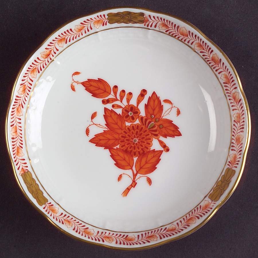 Chinese Bouquet Rust (AOG) Coaster by Herend-1