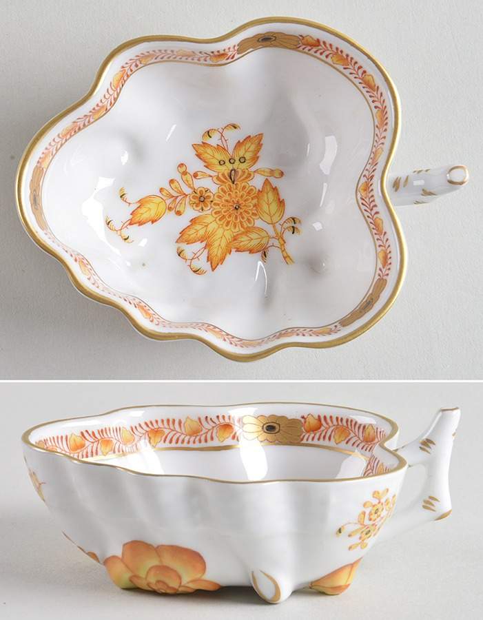 Chinese Bouquet Yellow (AJ) Nappy by Herend-1