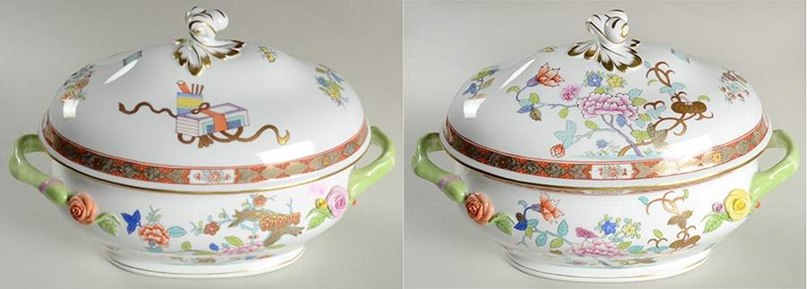 Chinois (Sh) Oval Tureen & Lid by Herend-1