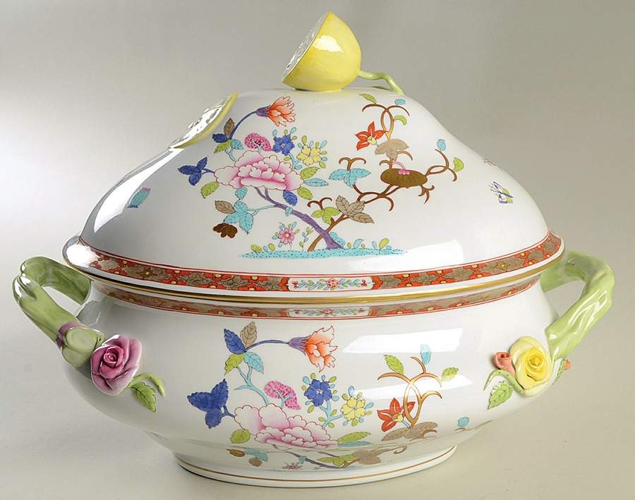 Chinois (Sh) Oval Tureen & Lid by Herend-1