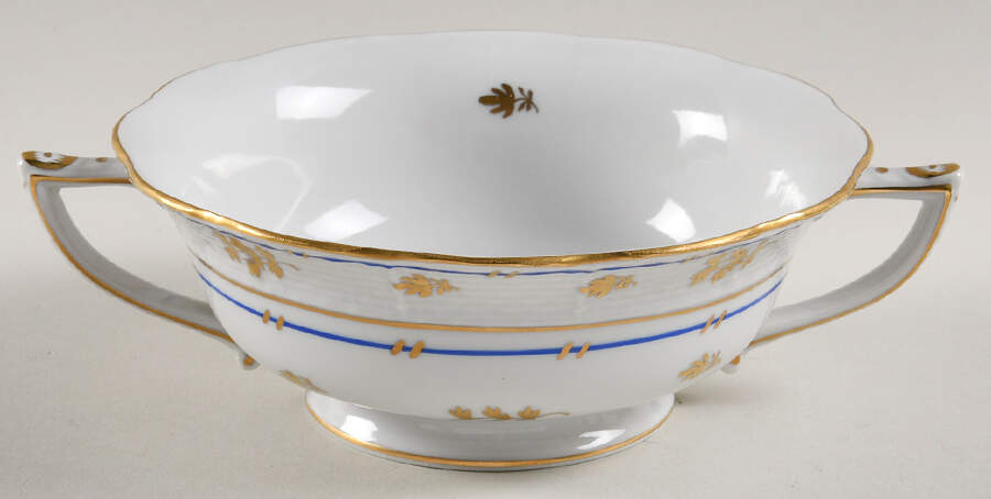Coronation (Bat) Cream Soup Bowl No Lid by Herend-1
