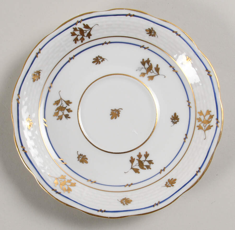 Coronation (Bat) Saucer by Herend-1