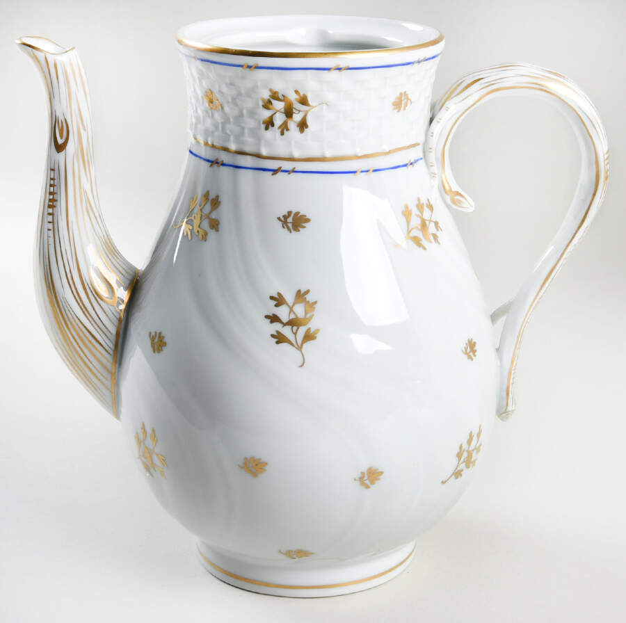 Coronation (Bat) Coffee Pot No Lid by Herend-1