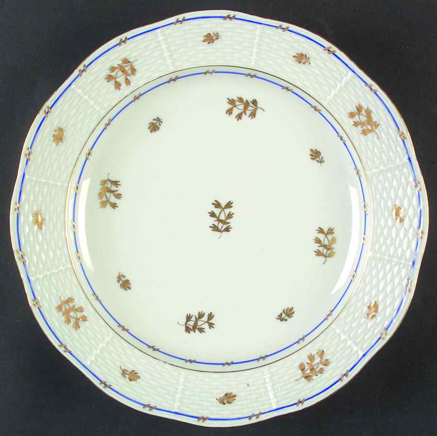 Coronation (Bat) Dinner Plate by Herend-1