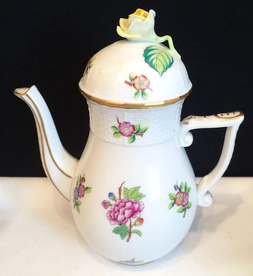 Eton Mini Coffee Pot & Lid by Herend-1
