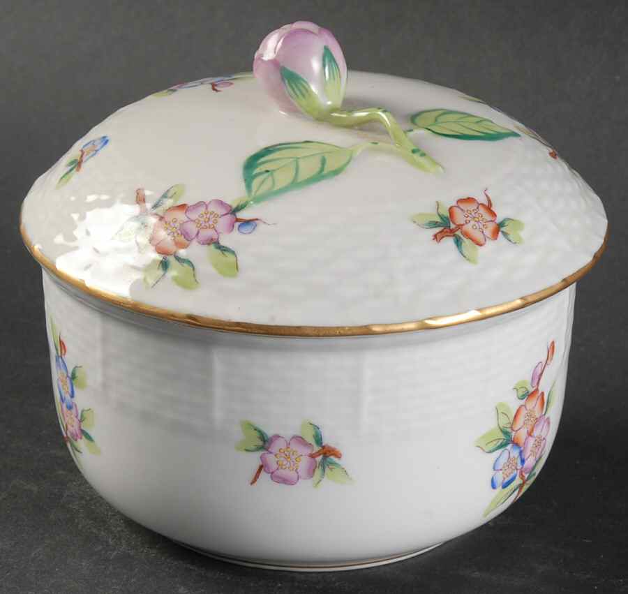 Eton Sugar Bowl & Lid by Herend-1
