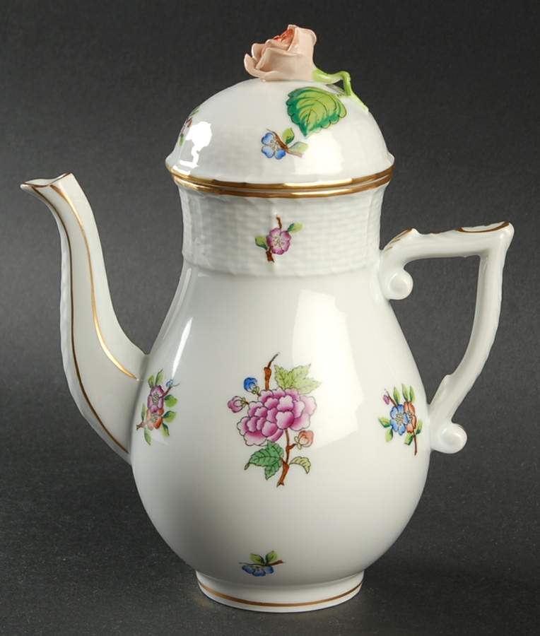 Eton Mini Coffee Pot & Lid by Herend-1