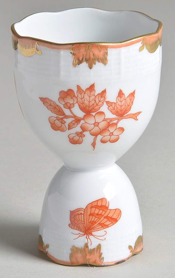 Fortuna (Vboh) Double Egg Cup by Herend-1