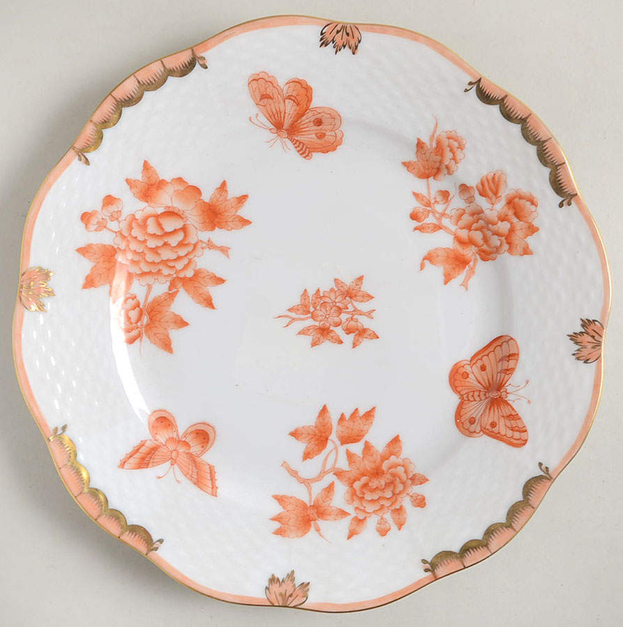 Fortuna (Vboh) Dessert/Pie Plate by Herend-1