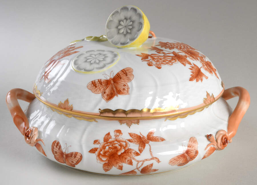 Fortuna (Vboh) Tureen & Lid by Herend-1