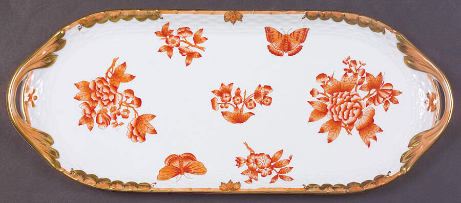 Fortuna (Vboh) Large Sandwich Tray by Herend-1