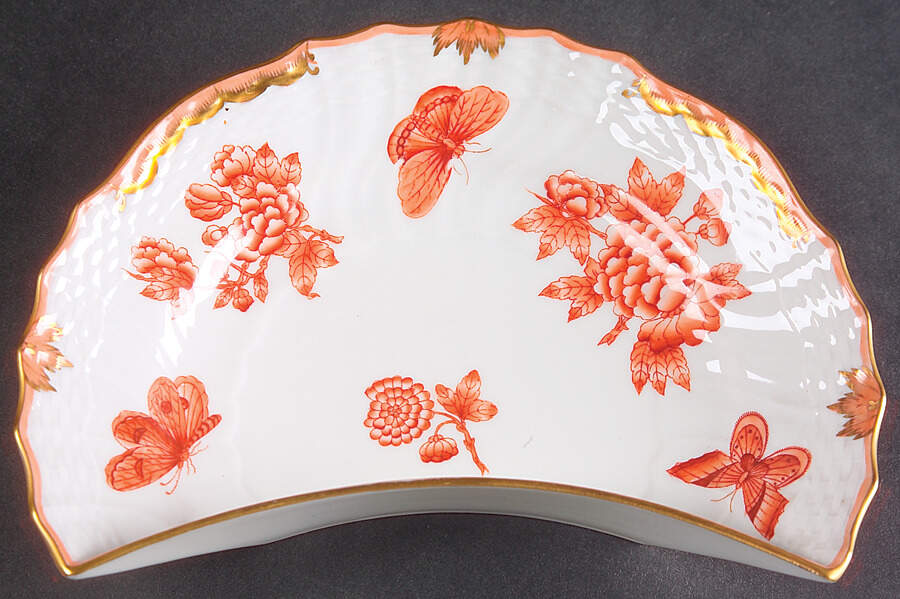 Fortuna (Vboh) Crescent Salad Plate by Herend-1