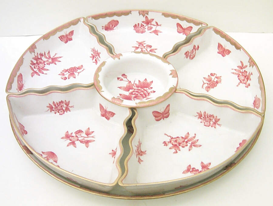 Fortuna (Vboh) 7-Piece Hors d'Oeuvres Set by Herend-1