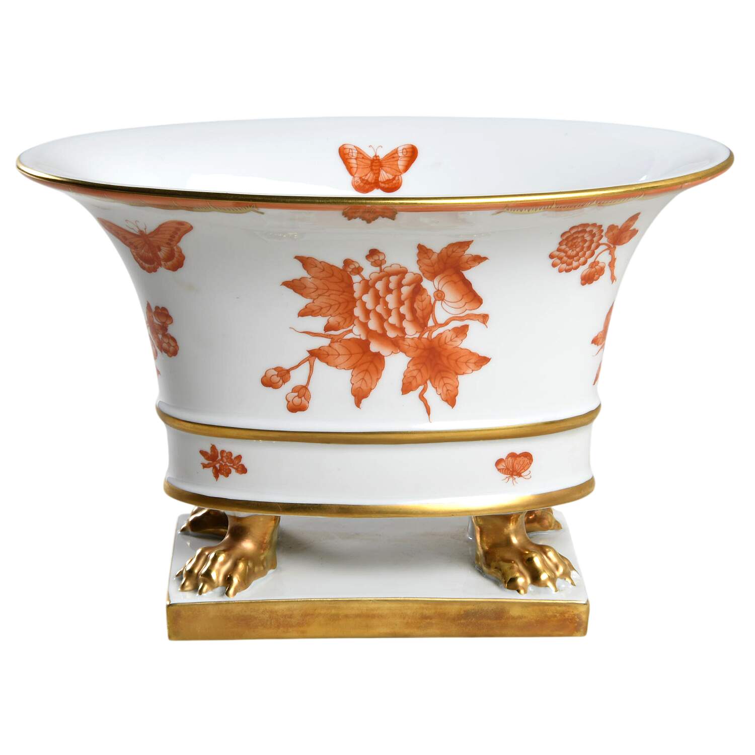 Fortuna (Vboh) 5" Oval Footed Urn by Herend-1