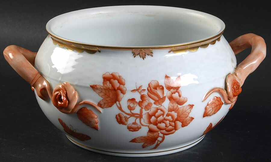 Fortuna (Vboh) Bean Pot No Lid by Herend-1