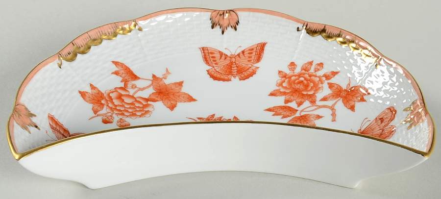Fortuna (Vboh) Crescent Salad Plate by Herend-1