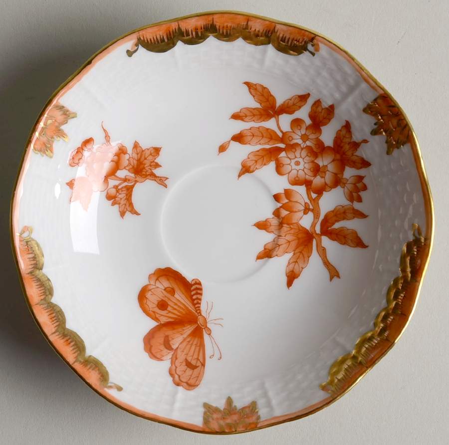 Fortuna (Vboh) Saucer for Flat Cup by Herend-1